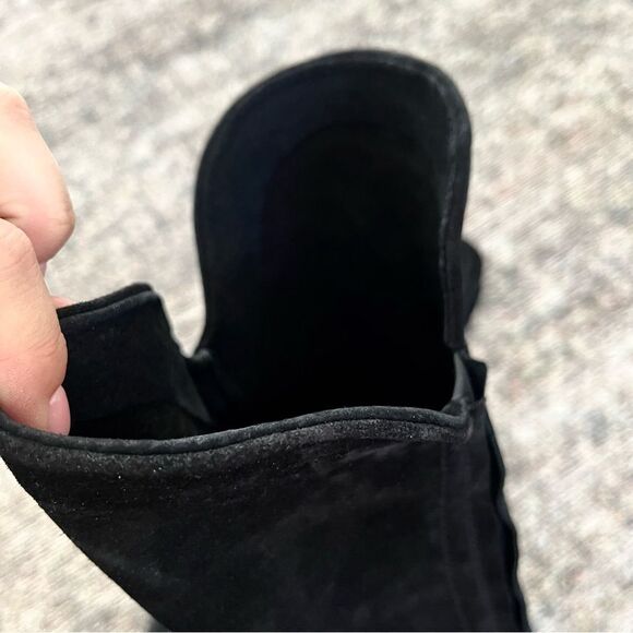 Free People Banks Suede‎ Over The Knee Boots in Black, Size 6.5 (EU 37) NWOB - Picture 8 of 12